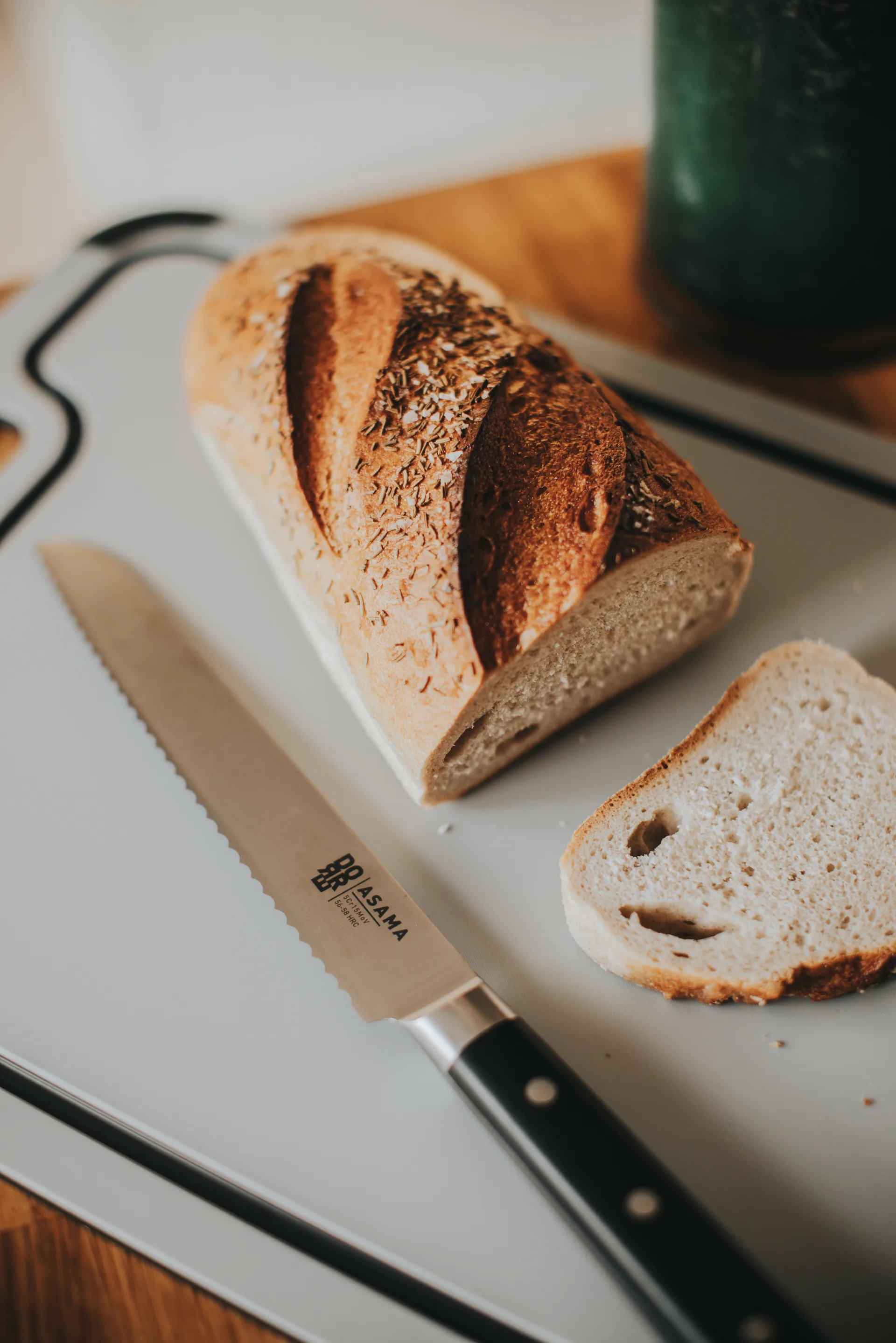 Asama brødkniv 20 cm, Rustfrit stål Dorre