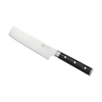 Asama Nakiri grøntsagshakker - Rustfrit stål, sort, 31 cm - Dorre