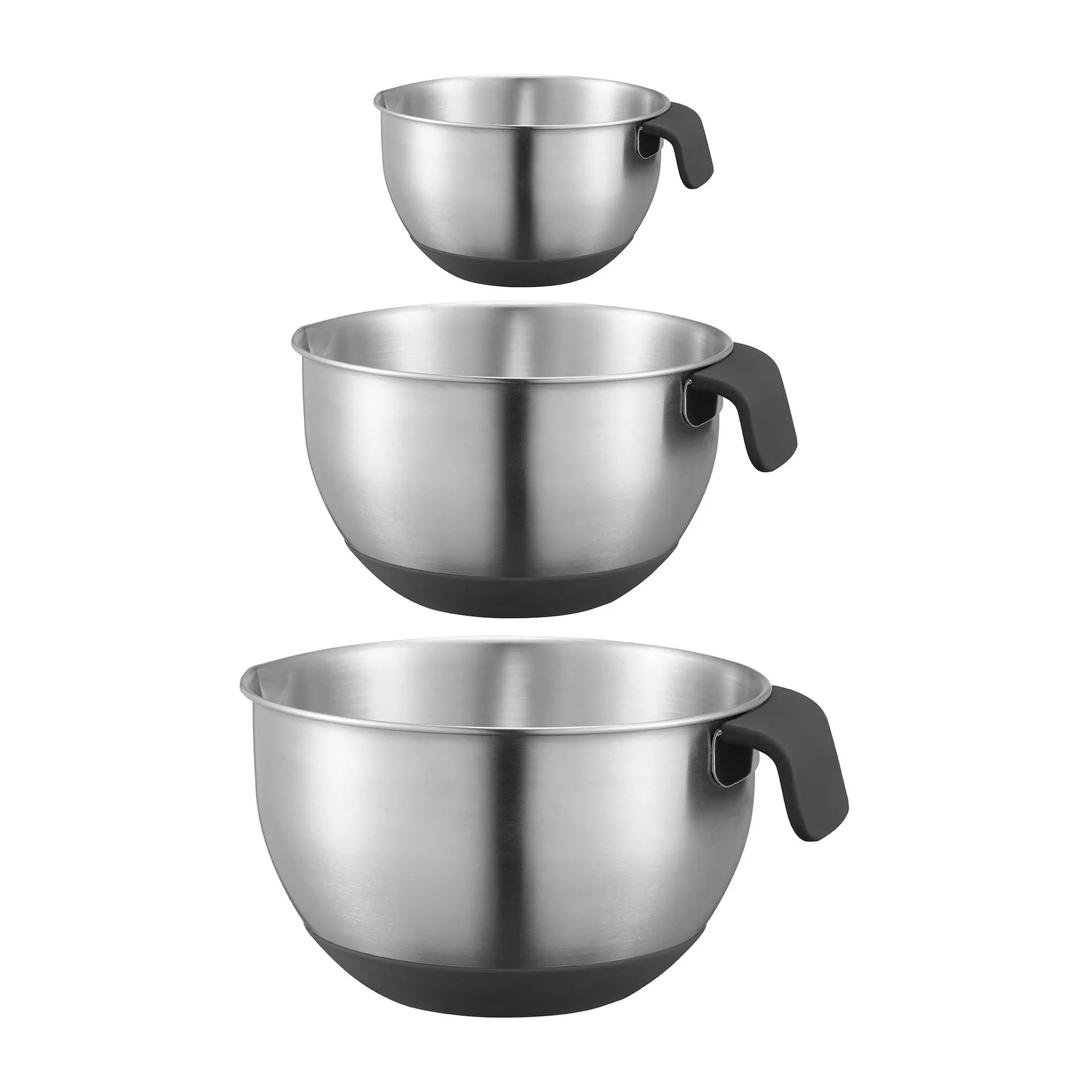 Becca skåle 3 dele, Rustfrit stål Dorre