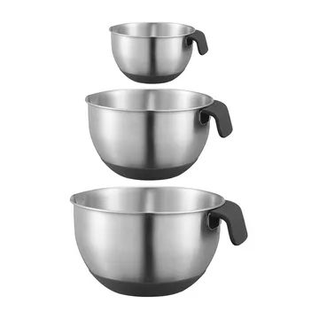 Becca skåle 3 dele - Rustfrit stål - Dorre