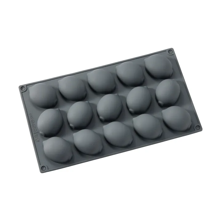 Beck bageform - Grå, citron, silikone, 15 stk - Dorre
