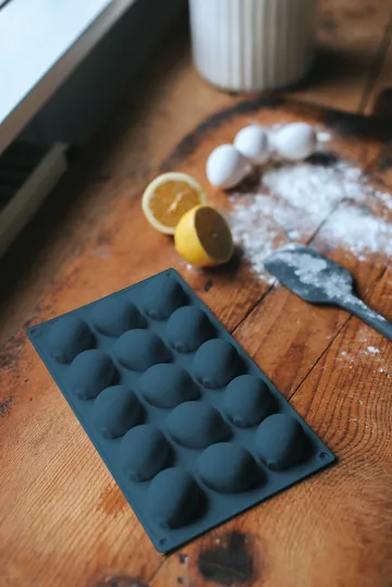 Beck bageform - Grå, citron, silikone, 15 stk - Dorre