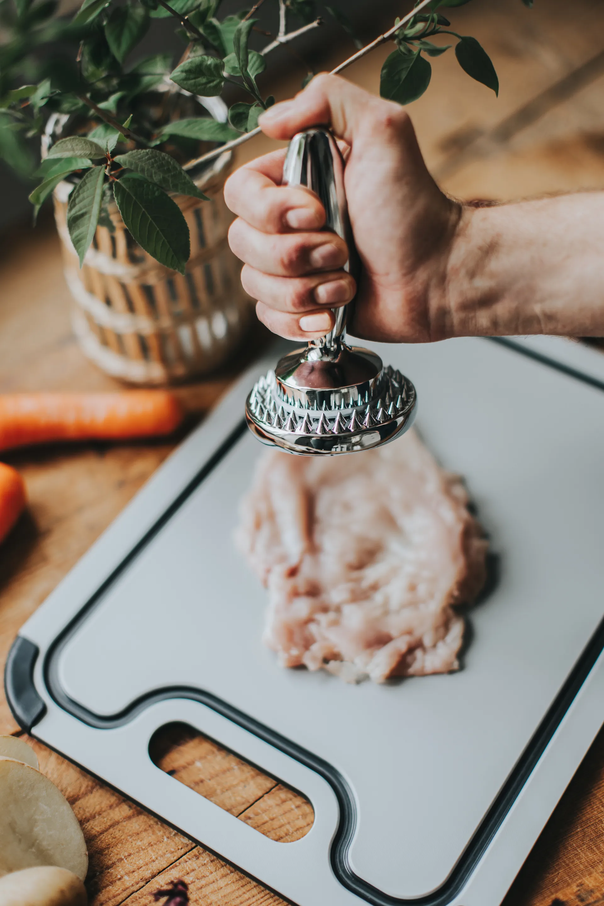 Birdie Biffbanker vendbar 14,5x8,3x8,3 cm, Rustfrit stål Dorre