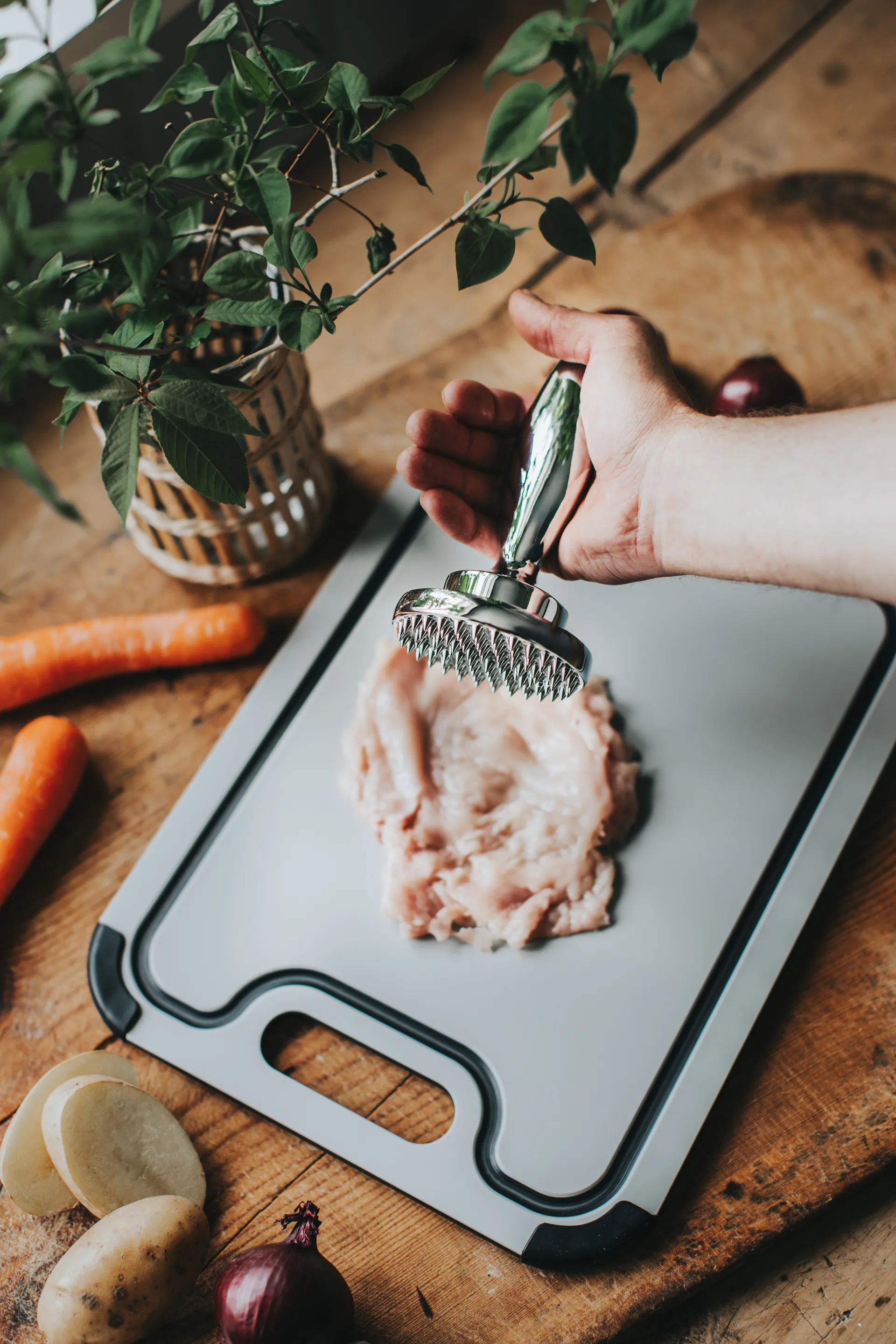 Birdie Biffbanker vendbar 14,5x8,3x8,3 cm, Rustfrit stål Dorre