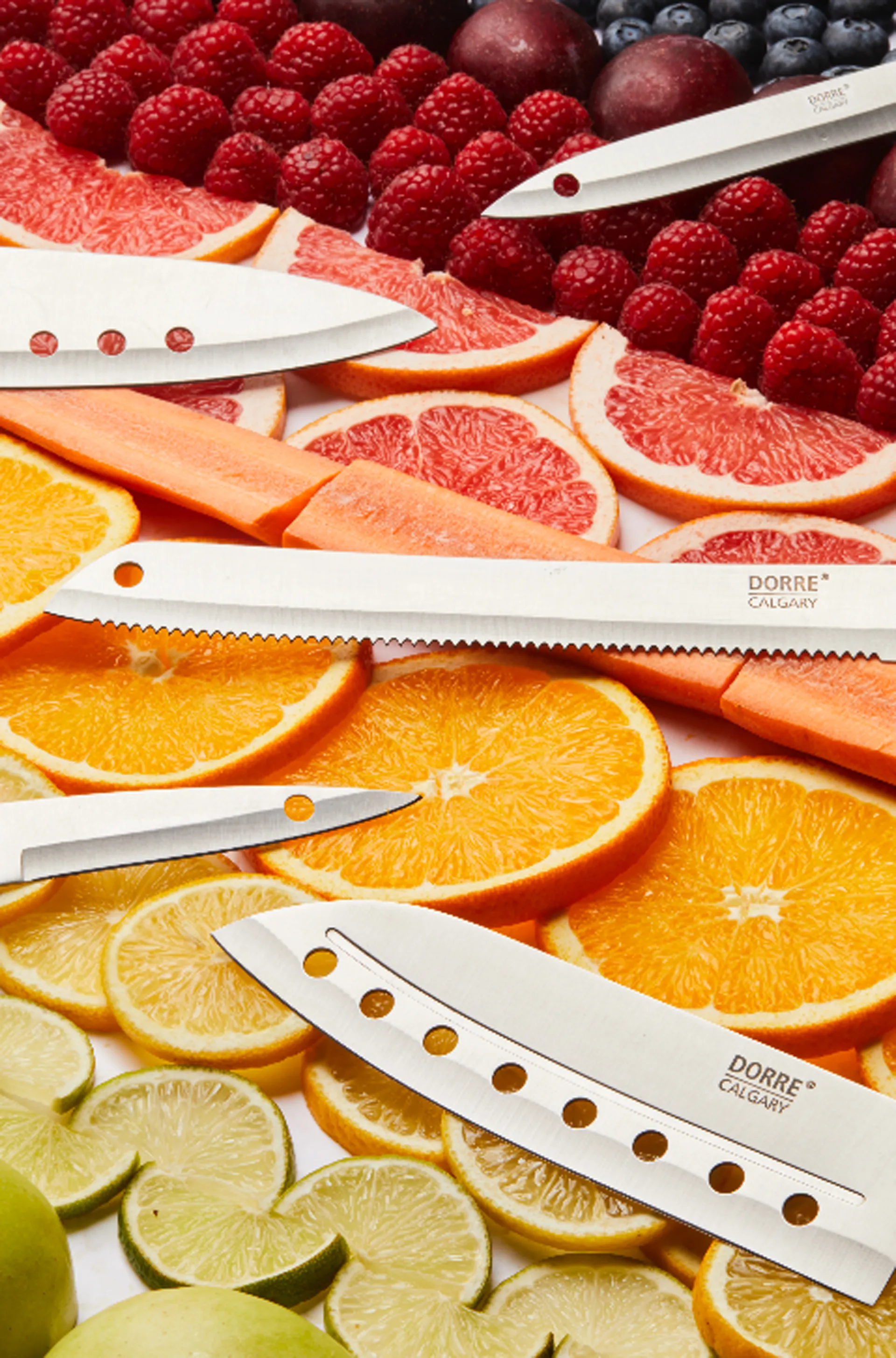 Calgary knivsæt 5 dele, Rustfrit stål  Dorre