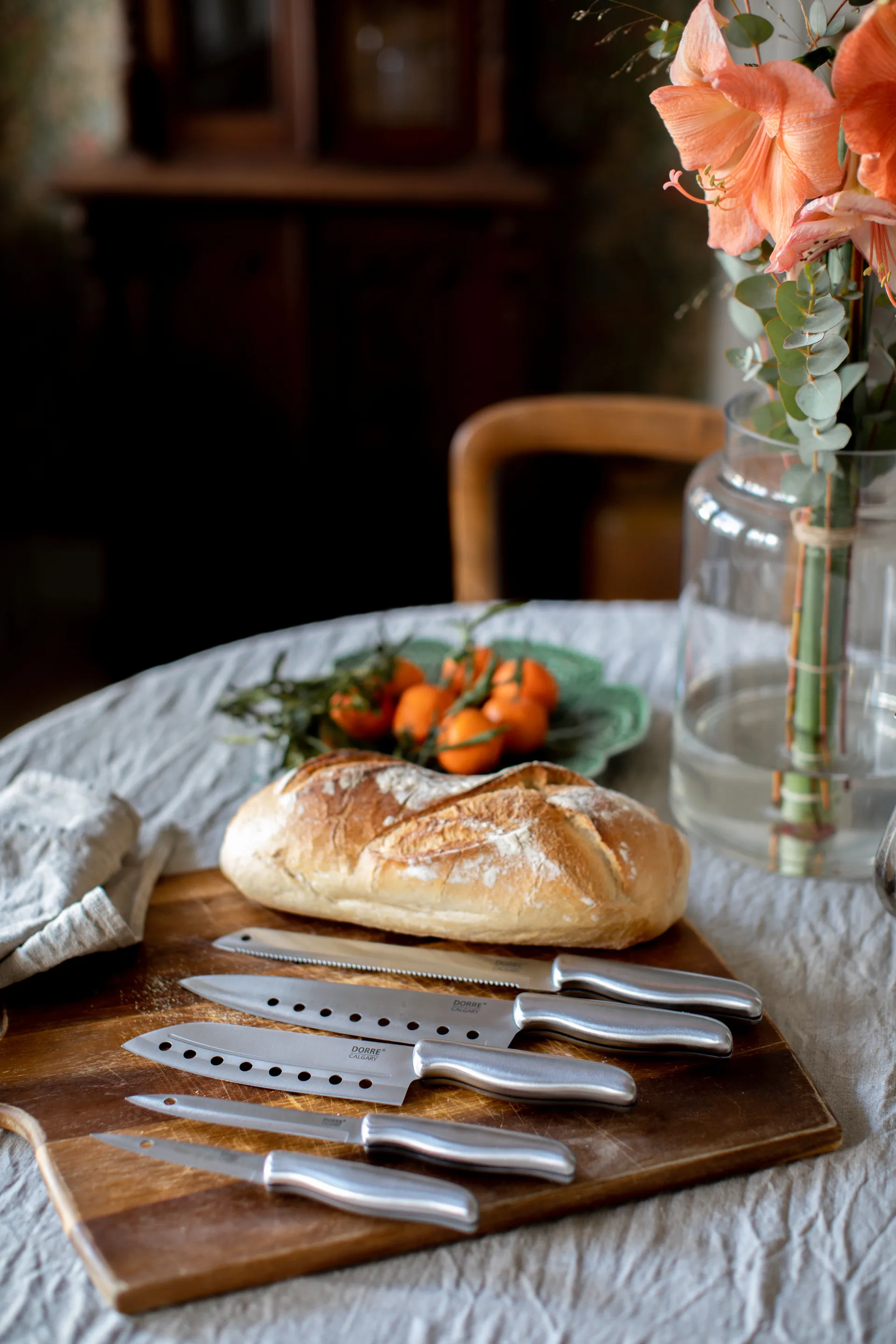 Calgary knivsæt 5 dele, Rustfrit stål  Dorre