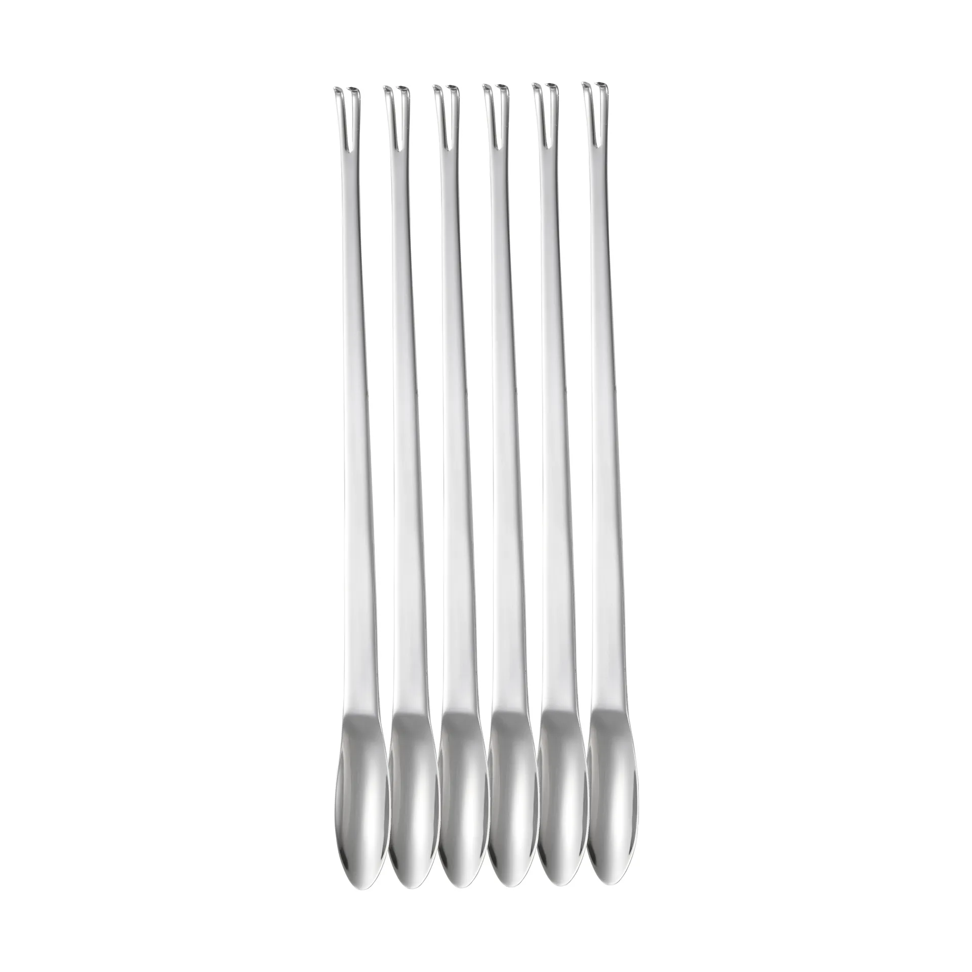Classic skaldyrsgaffel, Rustfrit stål, 6-pak, 24,5 cm Dorre