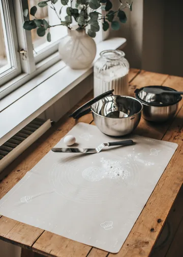 Cookie bageunderlag - Grå, XL, silikone, 50x70 cm - Dorre