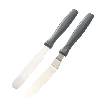 Cookie paletkniv - Rustfrit stål, sort, 2 dele - Dorre