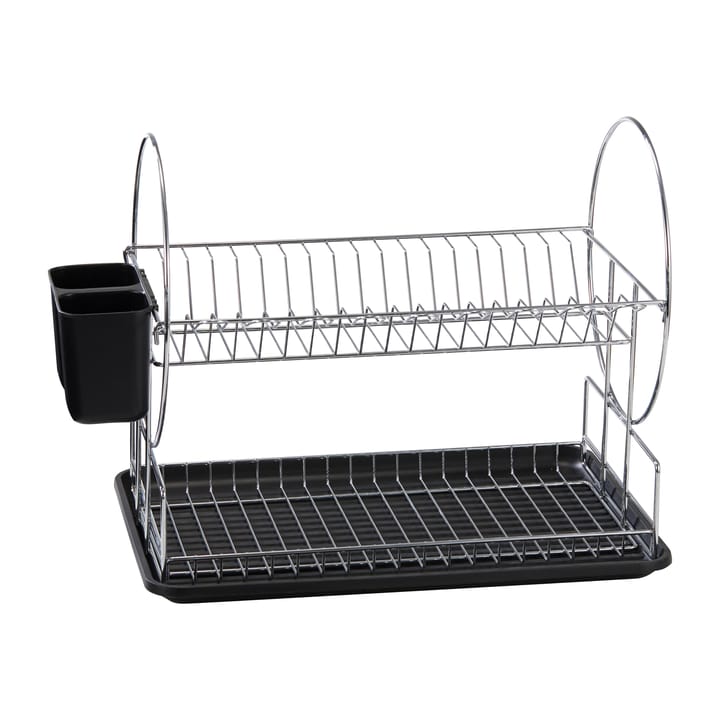 Disa opvaskestativ 2 plan 32x47 cm - Forkromet jern - Dorre