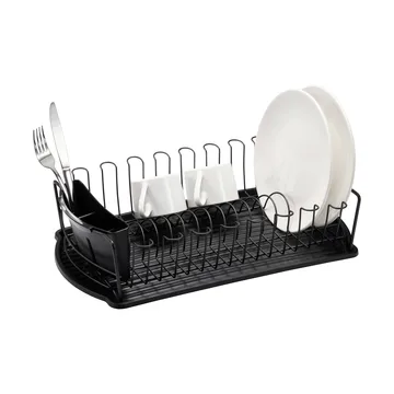 Disa opvaskestativ 28x48 cm - Sort - Dorre