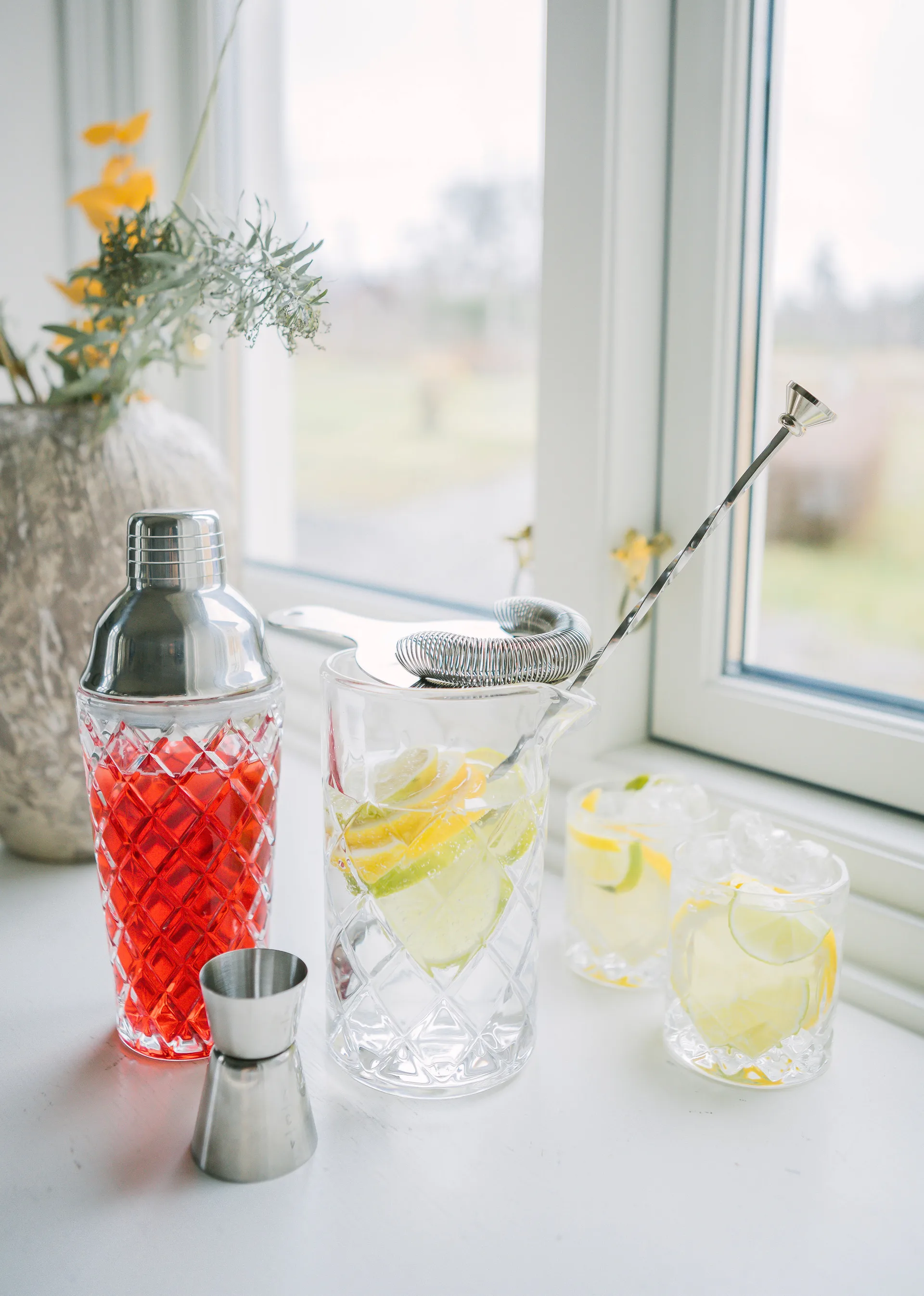 Dylan shaker 40 cl, Glas/Rustfrit stål  Dorre