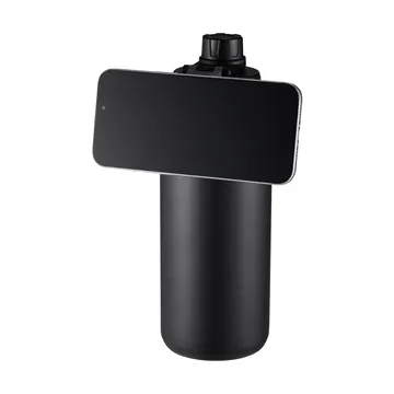 Flory vandflaske dobbeltvæg mobilmagnet 0,9 L - Sort-grå - Dorre