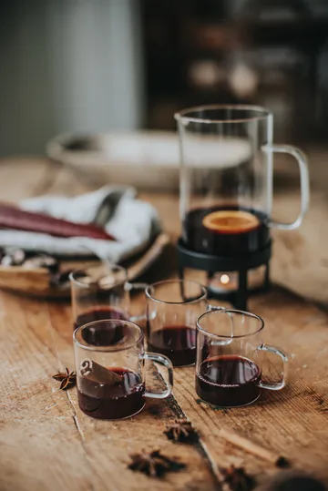 Gerry gløggkande glas 1,2 l - Sort - Dorre