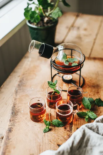 Glora gløggkolbe glas 1,3 l - Sort - Dorre