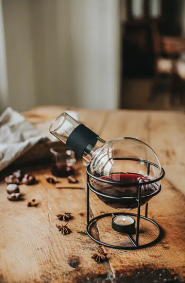 Glora gløggkolbe glas 1,3 l - Sort - Dorre