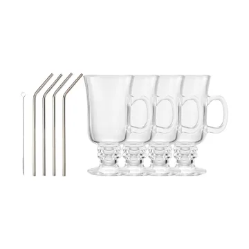 Iona Irish coffee sæt - Glas, 9 dele - Dorre