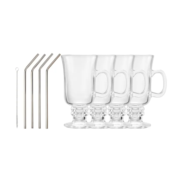 Iona Irish coffee sæt - Glas, 9 dele - Dorre