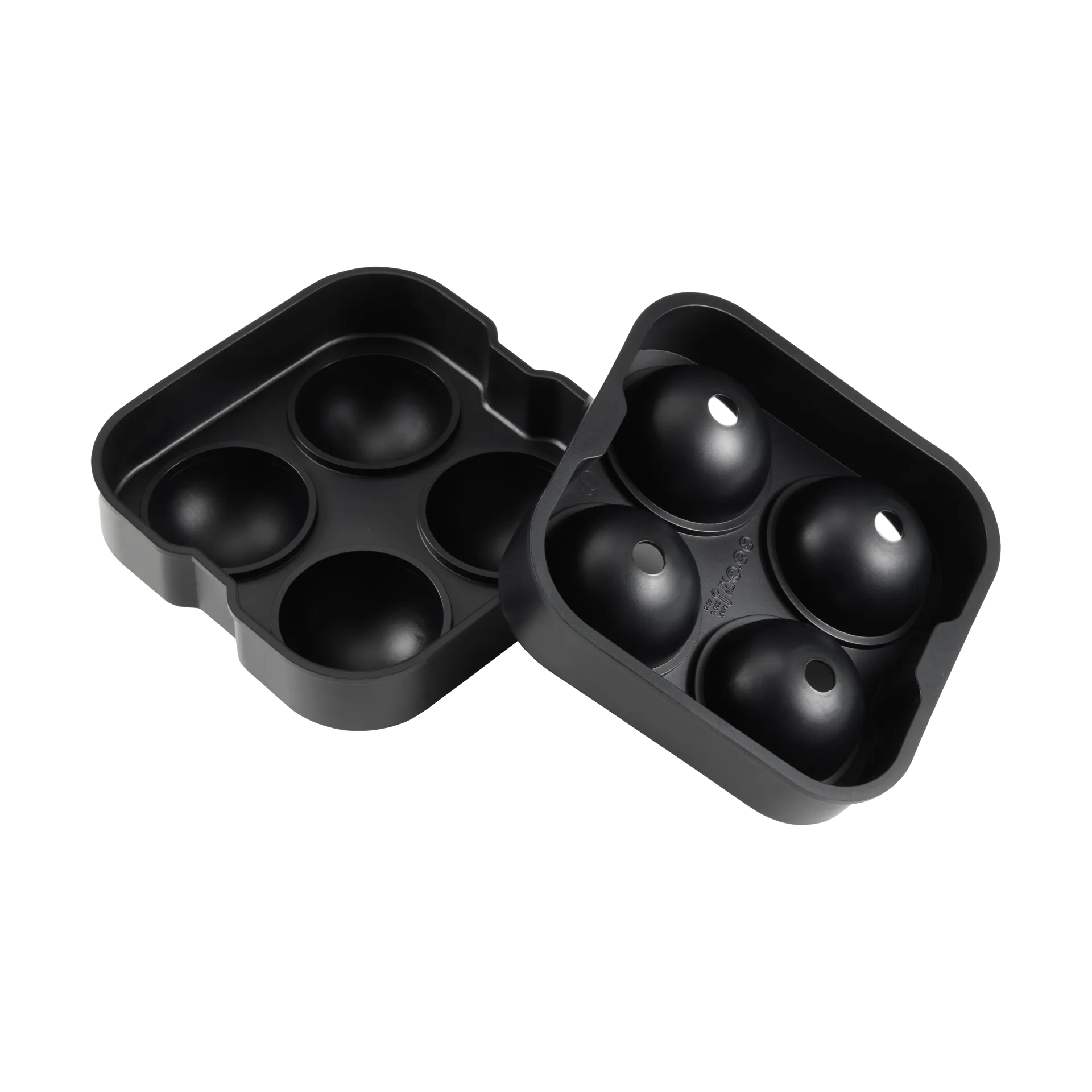 Isha runde isterninger 4 stk., Sort Dorre