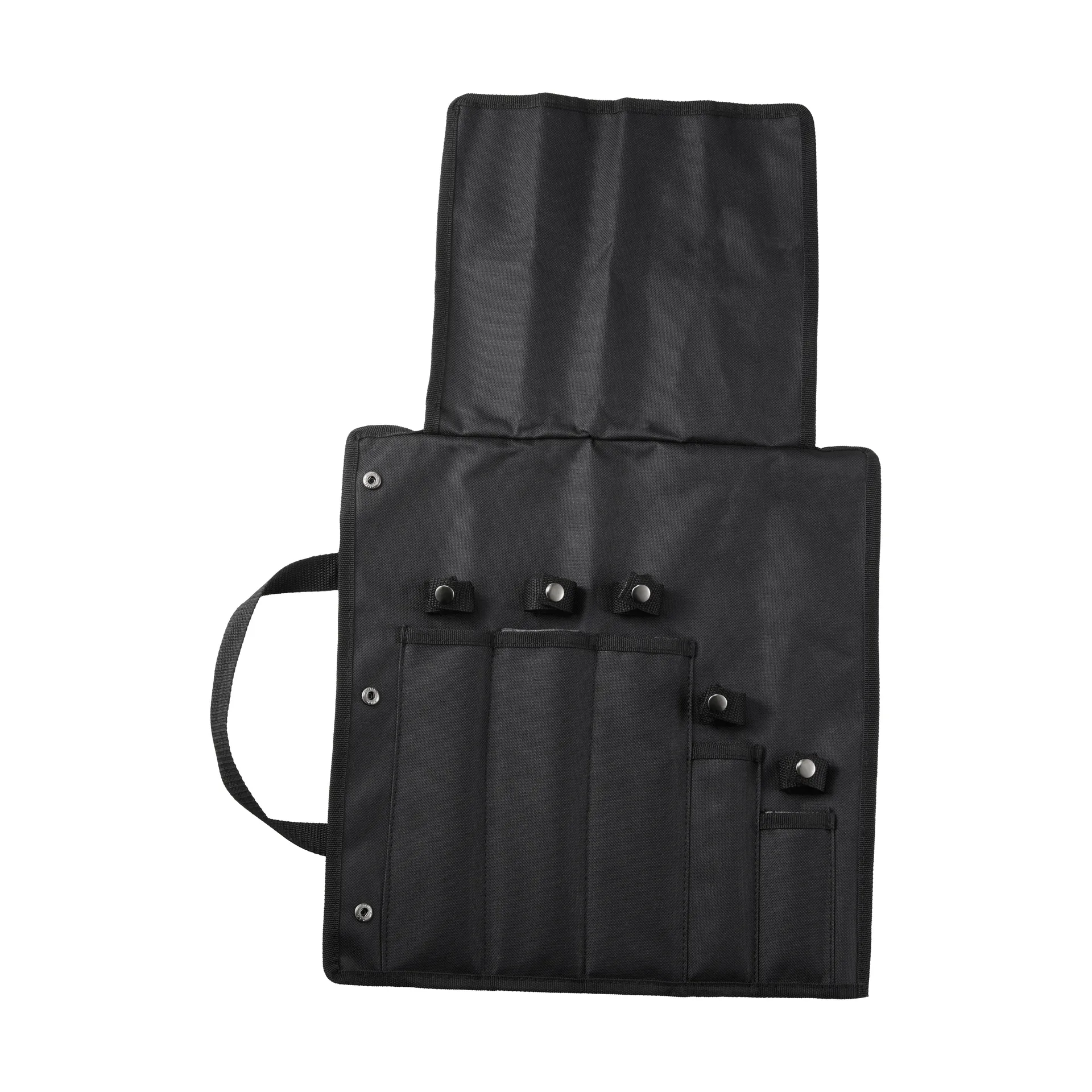 Kadi knivtaske, Sort nylon, 5 knivrum Dorre