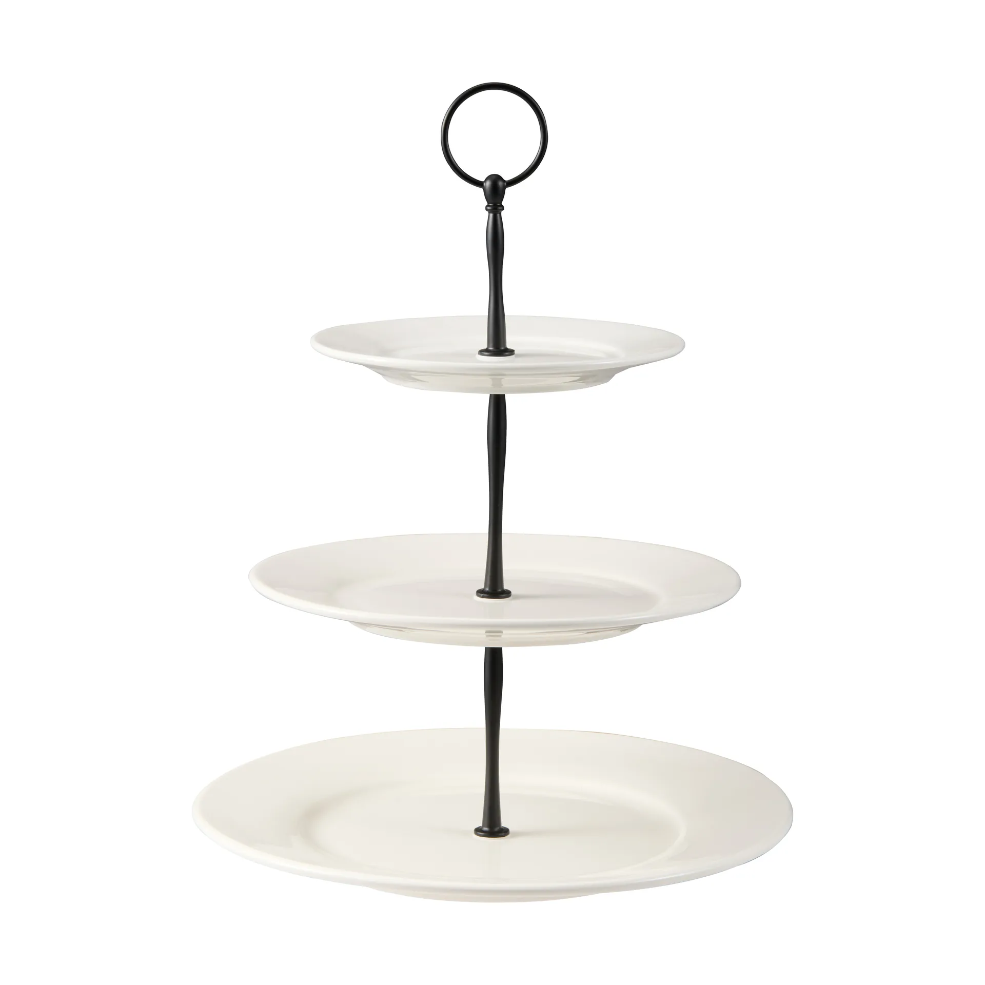 Kafi kagefad 3 niveauer porcelæn, Hvid Dorre