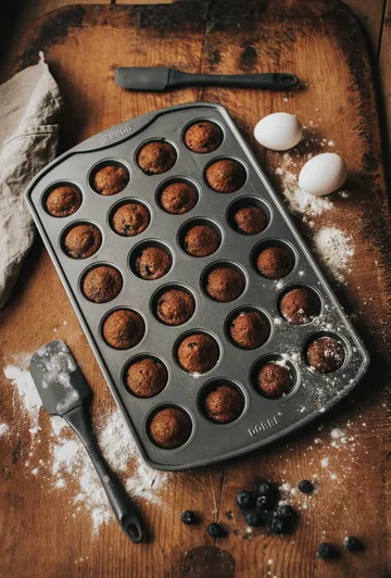 Karabo muffinsform kulstofstål 24 forme - 42,5×26×2,8 cm - Dorre