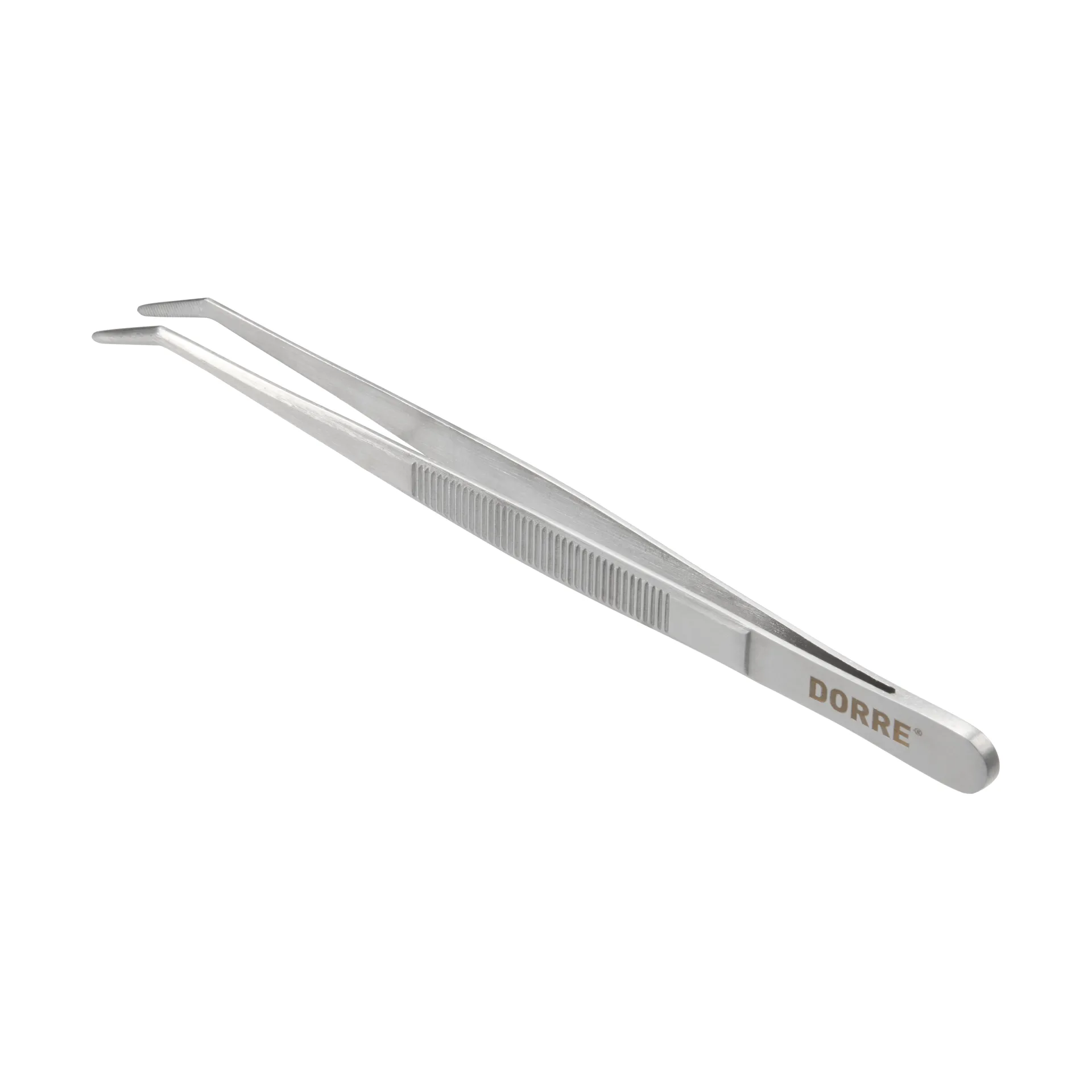 Maci madpincet, Rustfrit stål, buet, 16 cm Dorre