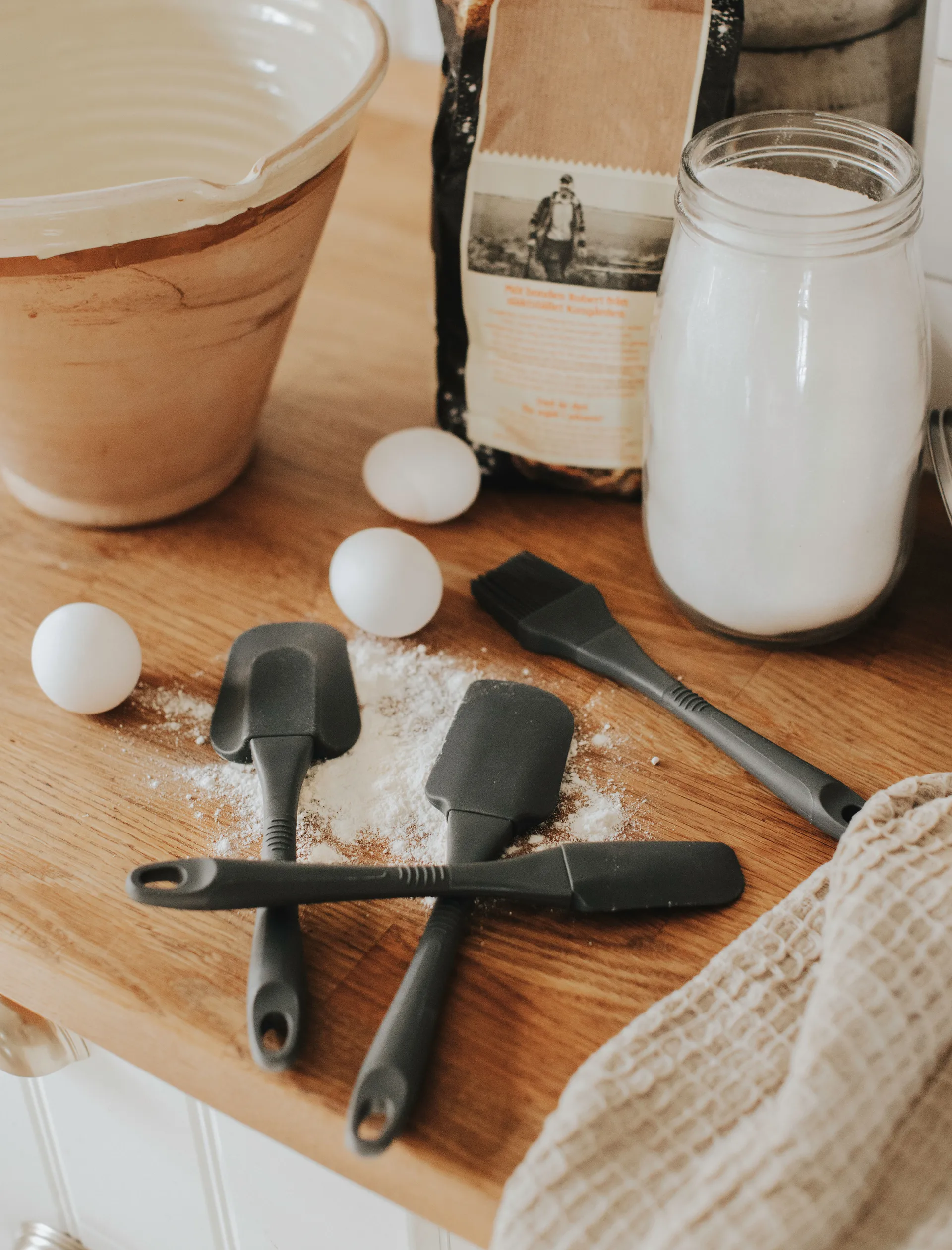 Rowan køkkenredskab sæt m/4 dele, Grå Dorre