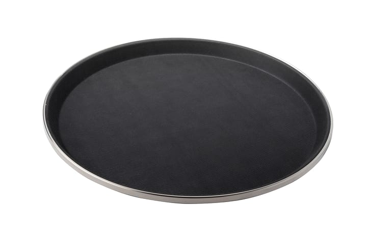 Serveringsbakke rund Ø35,5 cm - Sort - Dorre