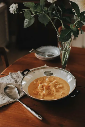 Shay serveringsske 38 cm - Rustfrit stål - Dorre