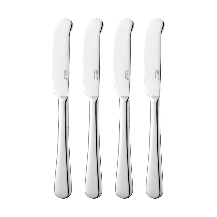 Sheli smørkniv - Rustfrit stål, 4-pak, 16,2 cm - Dorre