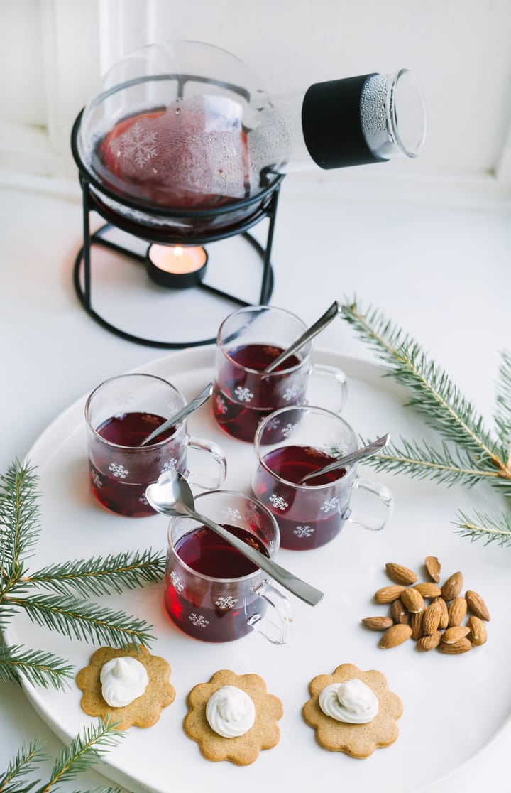 Snöstjärna gløggflaske 1,3 L, Glas/Jern Dorre