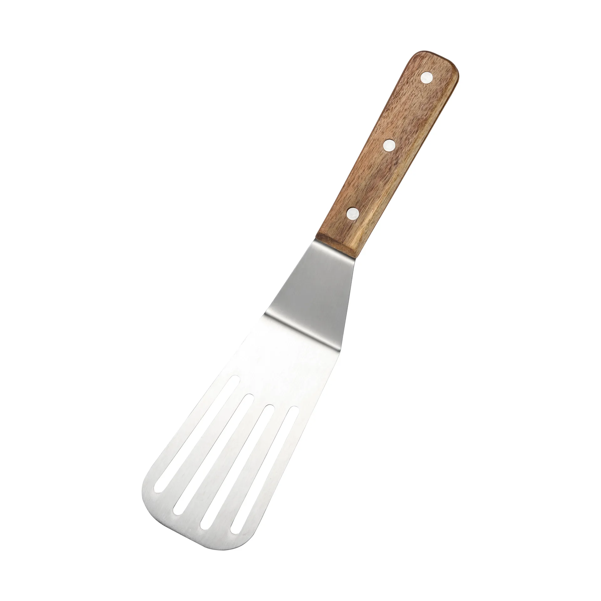 Steph stegespade slidsede, Rustfrit stål, akacietræ, 28 cm Dorre