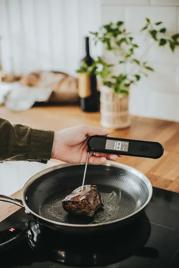 Trina Termometer 2-i-1 stegetermometer og termometer - Sort - Dorre