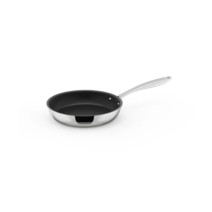 Trivence stegepande keramisk belægning - Rustfrit stål, Ø24 cm - Dorre