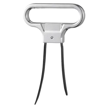 Vale flaskeåbner korktrækker 11x6,4x1 cm - Sort-silver - Dorre