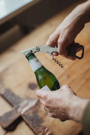 Varda vin- & kapselåbner 14,5 cm - Rustfrit stål - Dorre