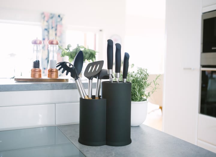 Vida knivblok og redskabsstativ 23 cm, Sort Dorre