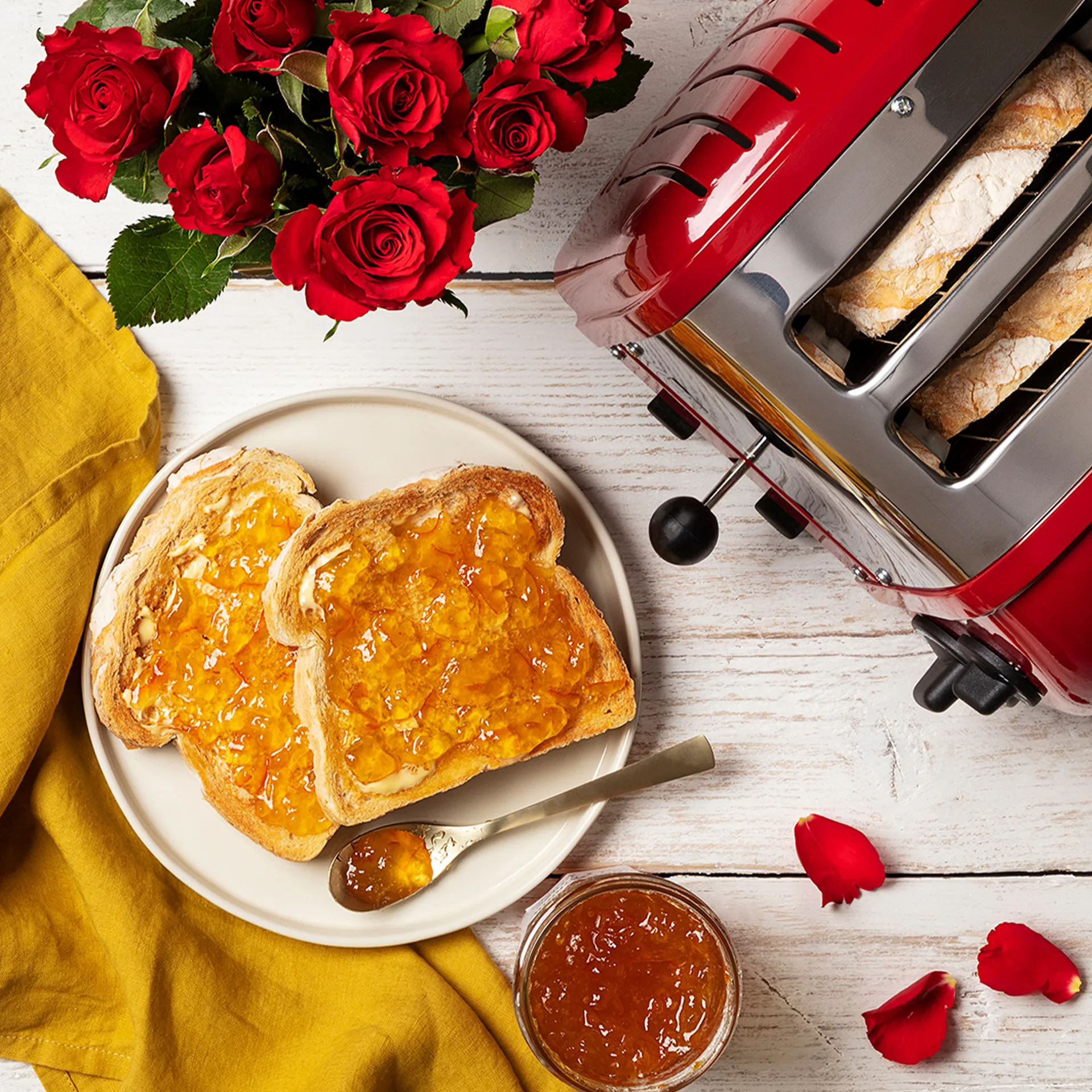 Brødrister Classic 2 Skiver, Rød Dualit