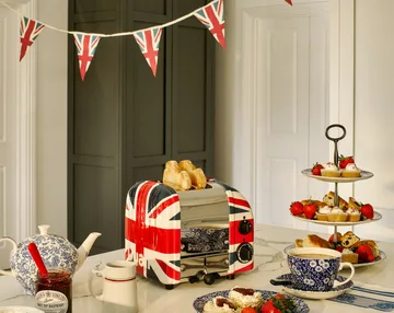 Brødrister Classic 2 Skiver - Union Jack - Dualit