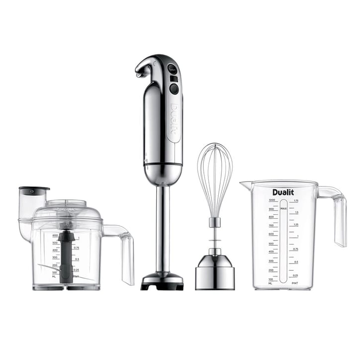 Dualit stavblender med tilbehør - Rustfrit stål - Dualit