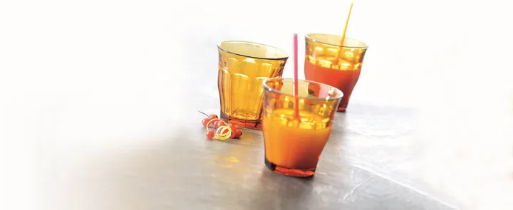 Picardie drikkeglas - Amber, 6-pak, 25 cl - Duralex