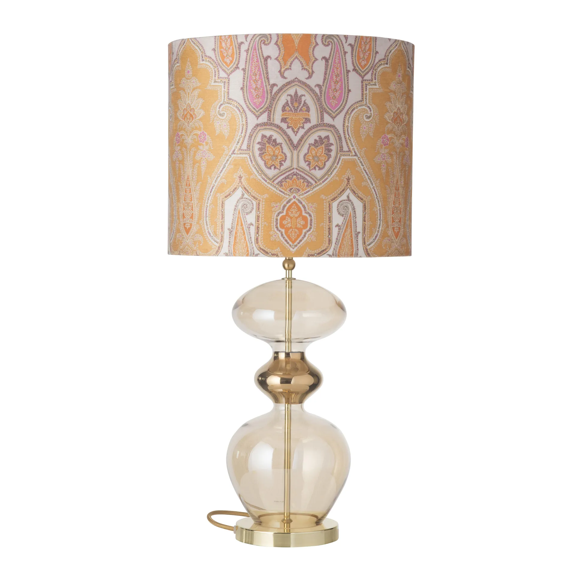 Futura lampebase, golden smoke EBB & FLOW