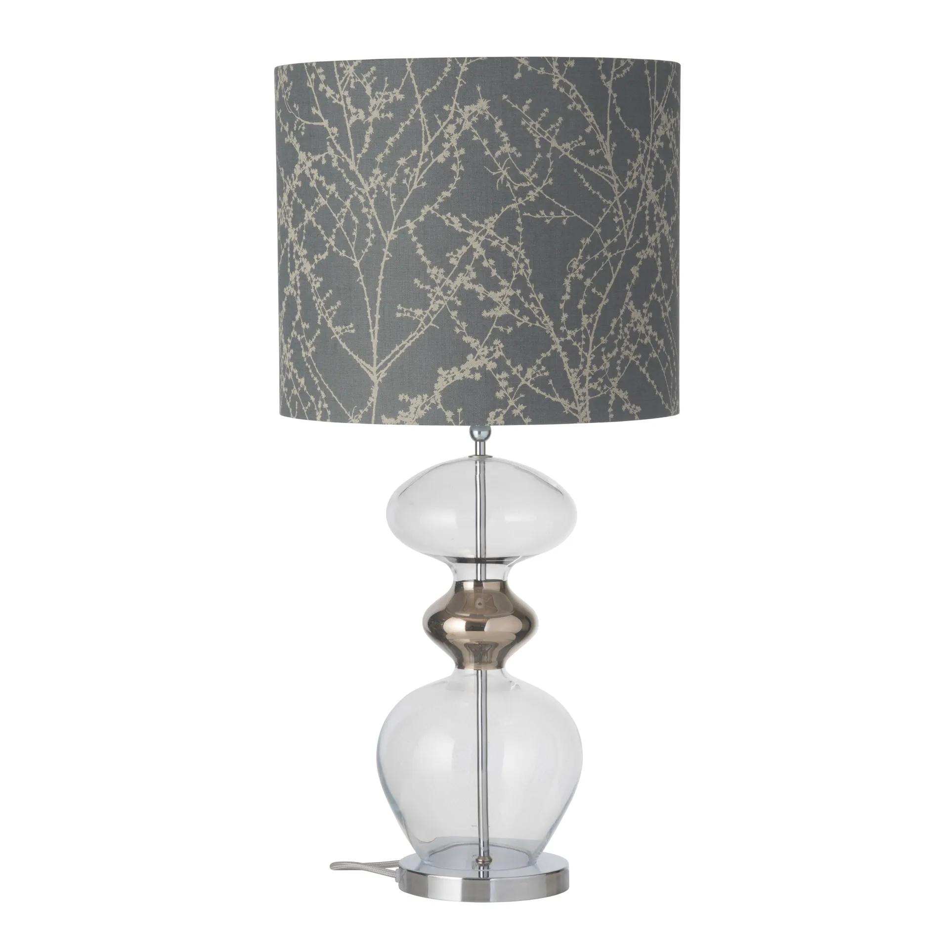 Futura lampebase, klar + guldfarvet ledning EBB & FLOW