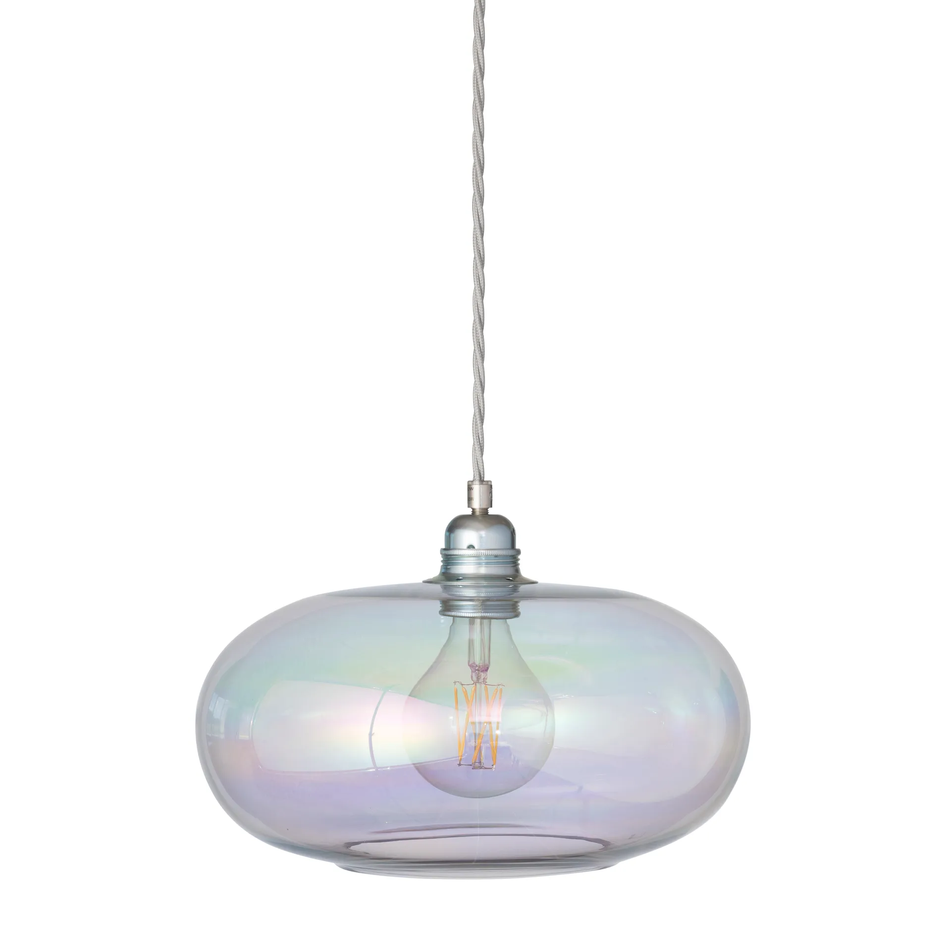 Horizon loftlampe Ø 29 cm, Chameleon/Silver EBB & FLOW