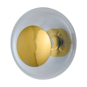 Horizon surface væglampe - Clear-shiny gold, Ø29 cm - EBB & FLOW