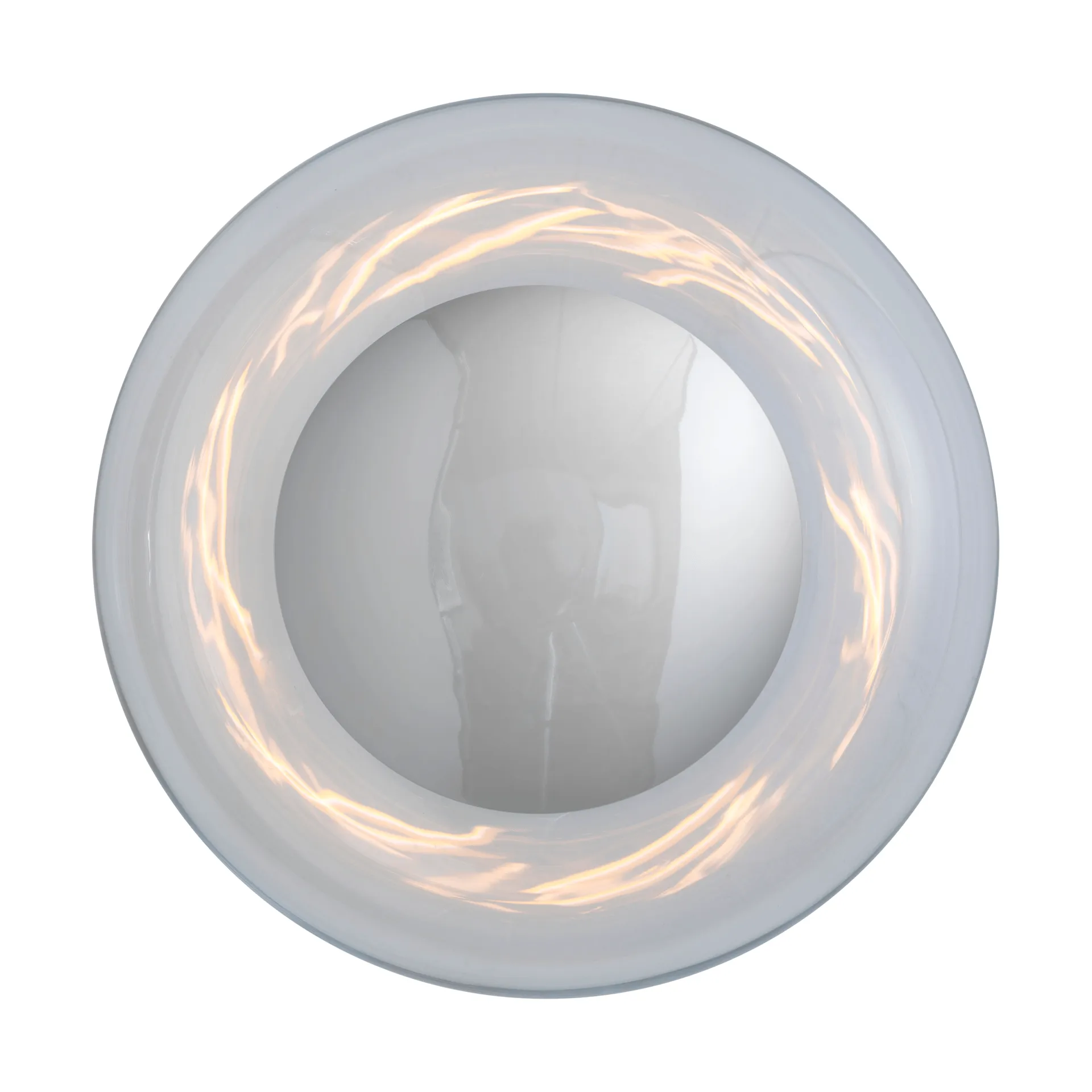 Horizon surface væglampe, Clear-silver, Ø29 cm EBB & FLOW