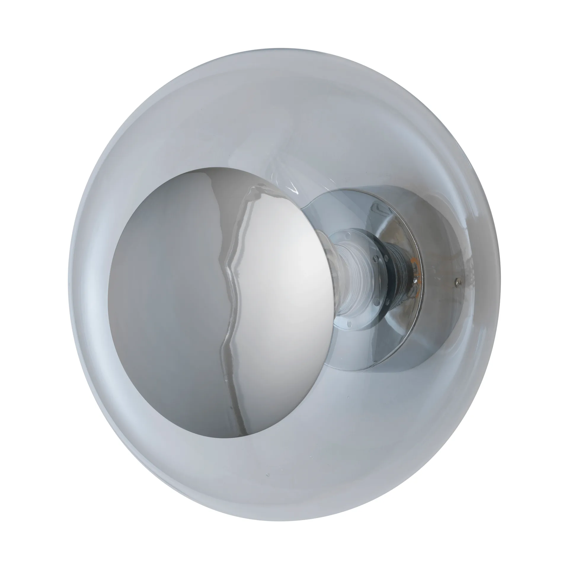 Horizon surface væglampe, Clear-silver, Ø29 cm EBB & FLOW