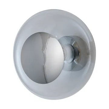Horizon surface væglampe - Clear-silver, Ø29 cm - EBB & FLOW
