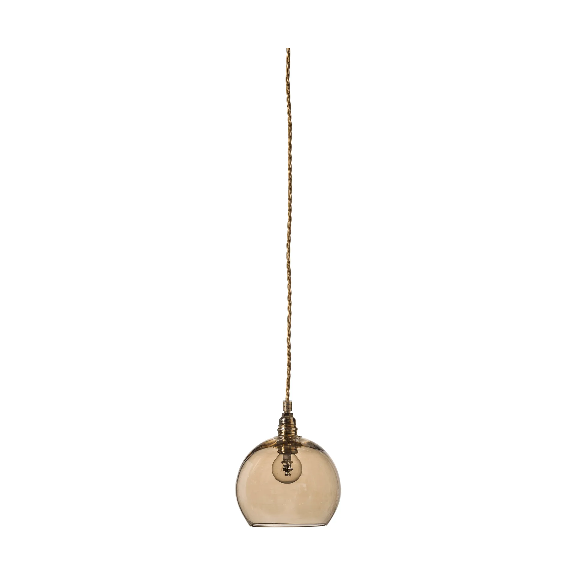 Rowan loftampe S, Ø 15,5 cm, Golden smoke EBB & FLOW
